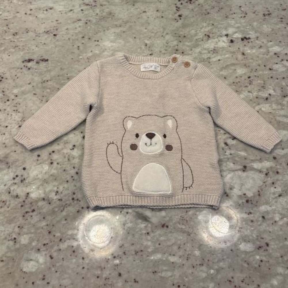 Rene Rofe Bear Knit‎ Sweater